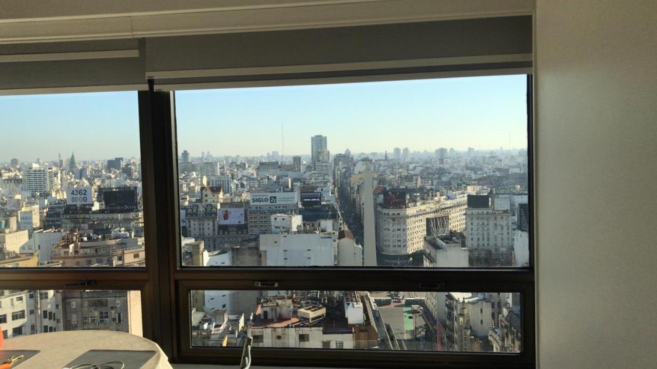 Que Mejor Vista Del Obelisco Piso A La Calle Corrientes Μπουένος Άιρες Εξωτερικό φωτογραφία