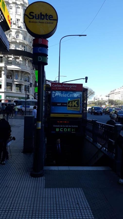 Que Mejor Vista Del Obelisco Piso A La Calle Corrientes Μπουένος Άιρες Εξωτερικό φωτογραφία