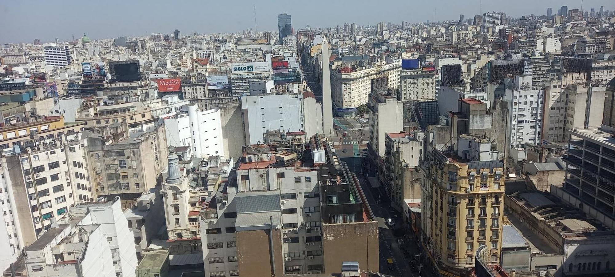 Que Mejor Vista Del Obelisco Piso A La Calle Corrientes Μπουένος Άιρες Εξωτερικό φωτογραφία